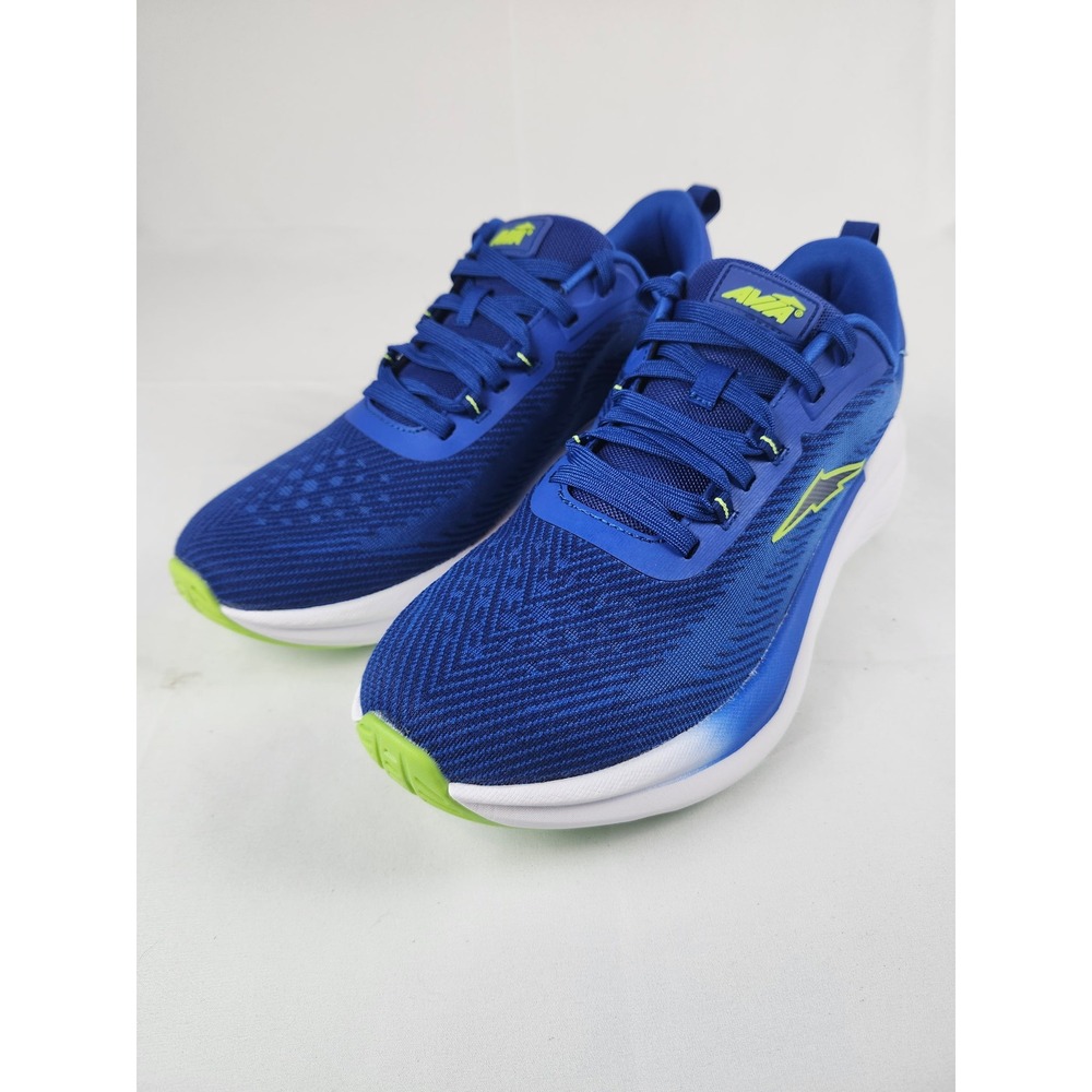 Avia Men's Size 12 Blue Lime Green‎ Running Shoes Athletic Sneakers MNAV45AC004